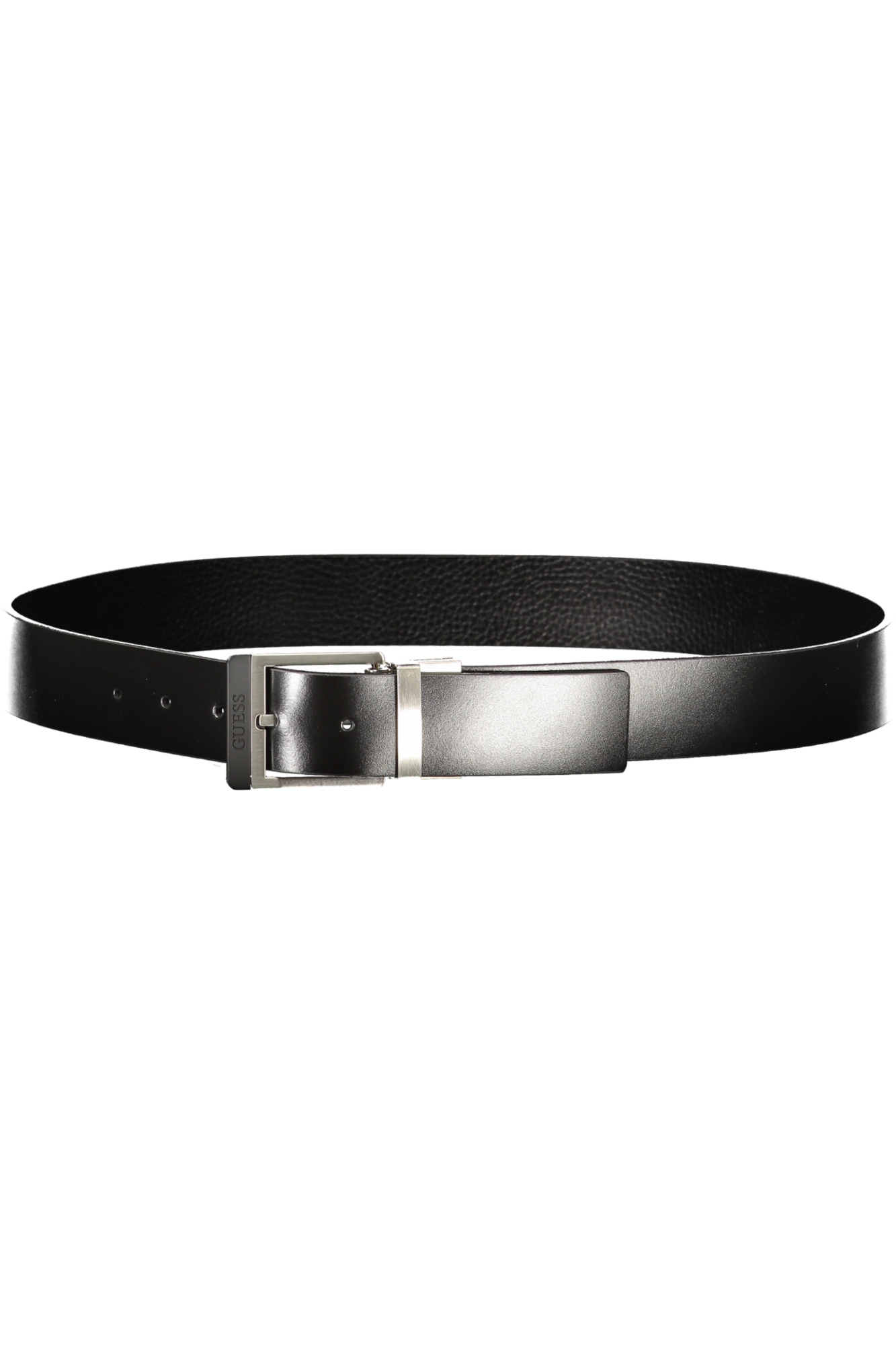 GUESS JEANS MEN'S BLACK LEATHER BELT - Image 2