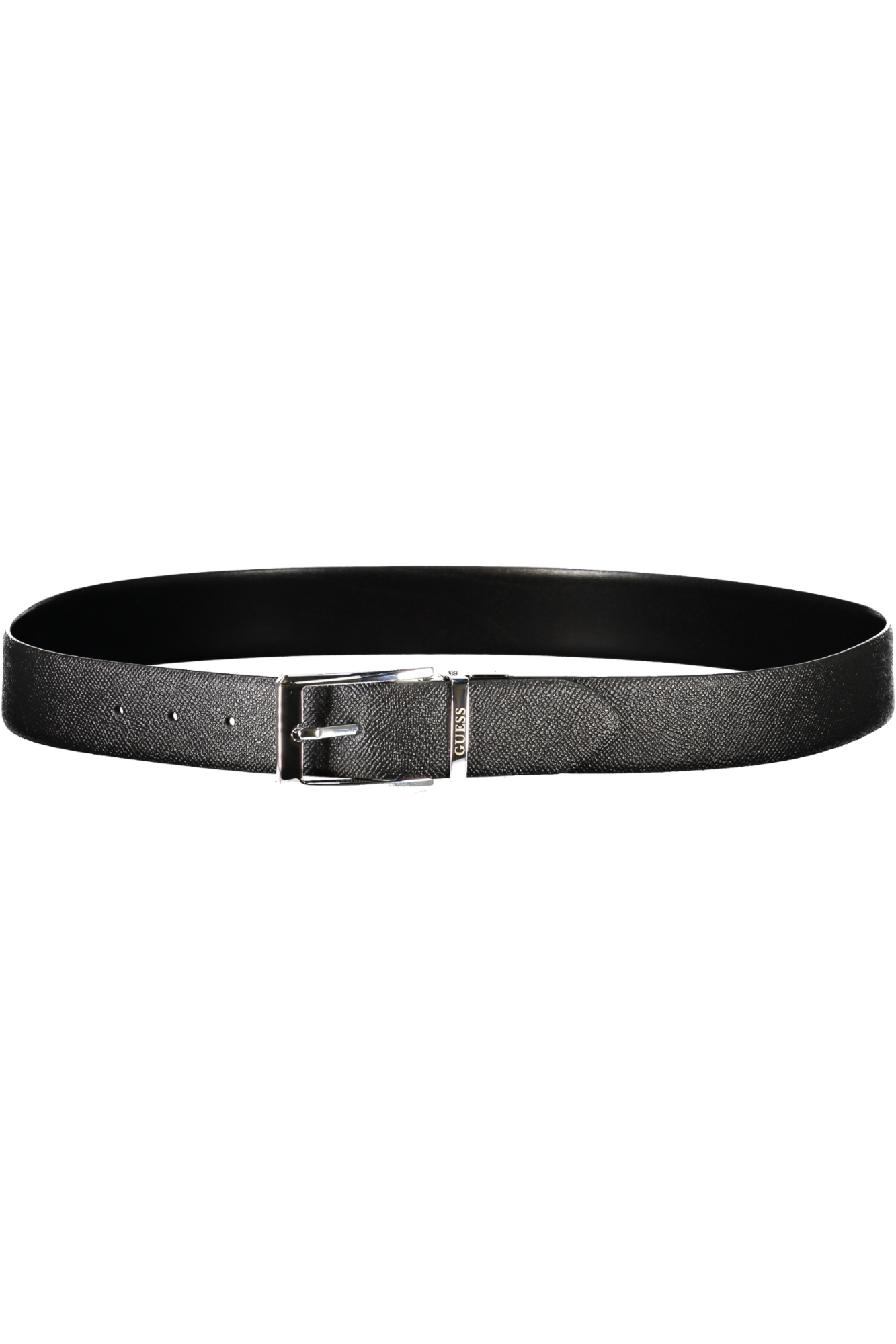 GUESS JEANS MEN'S BLACK LEATHER BELT - Image 2