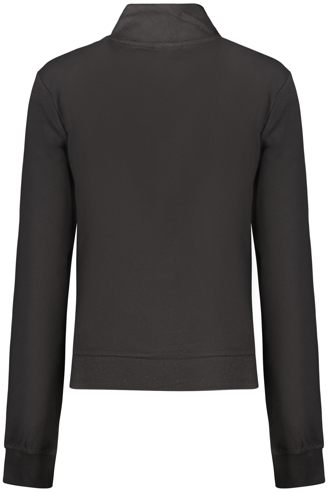 GUESS JEANS WOMEN'S BLACK ZIP-UP SWEATSHIRT - Image 2