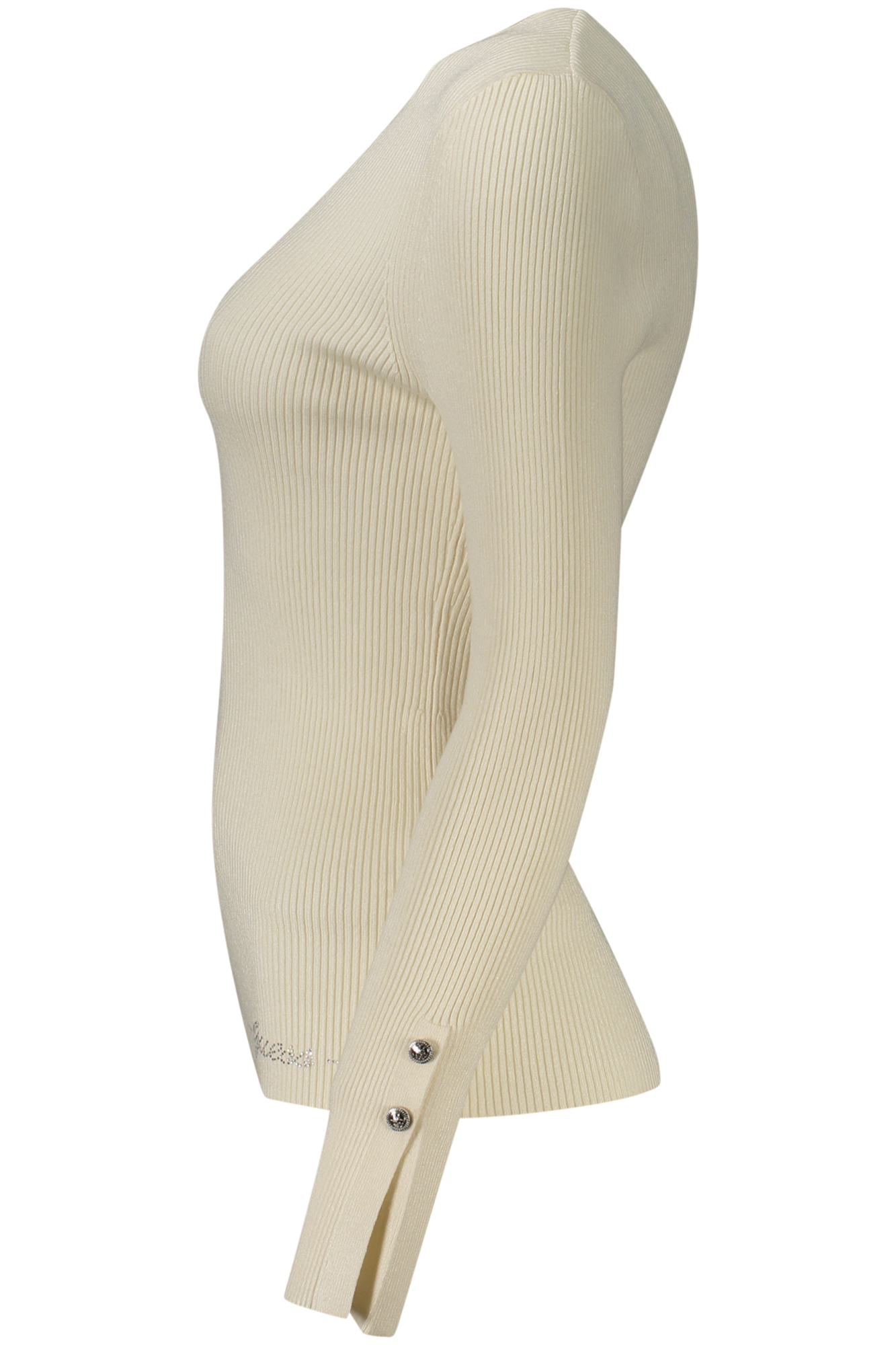 GUESS JEANS WOMEN'S WHITE SWEATER - Image 3
