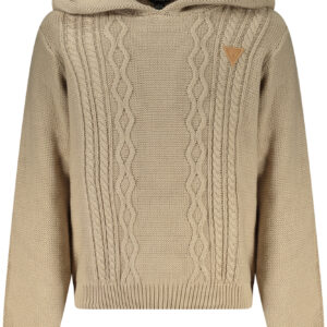 GUESS JEANS BEIGE SWEATER FOR KIDS GUESS JEANS