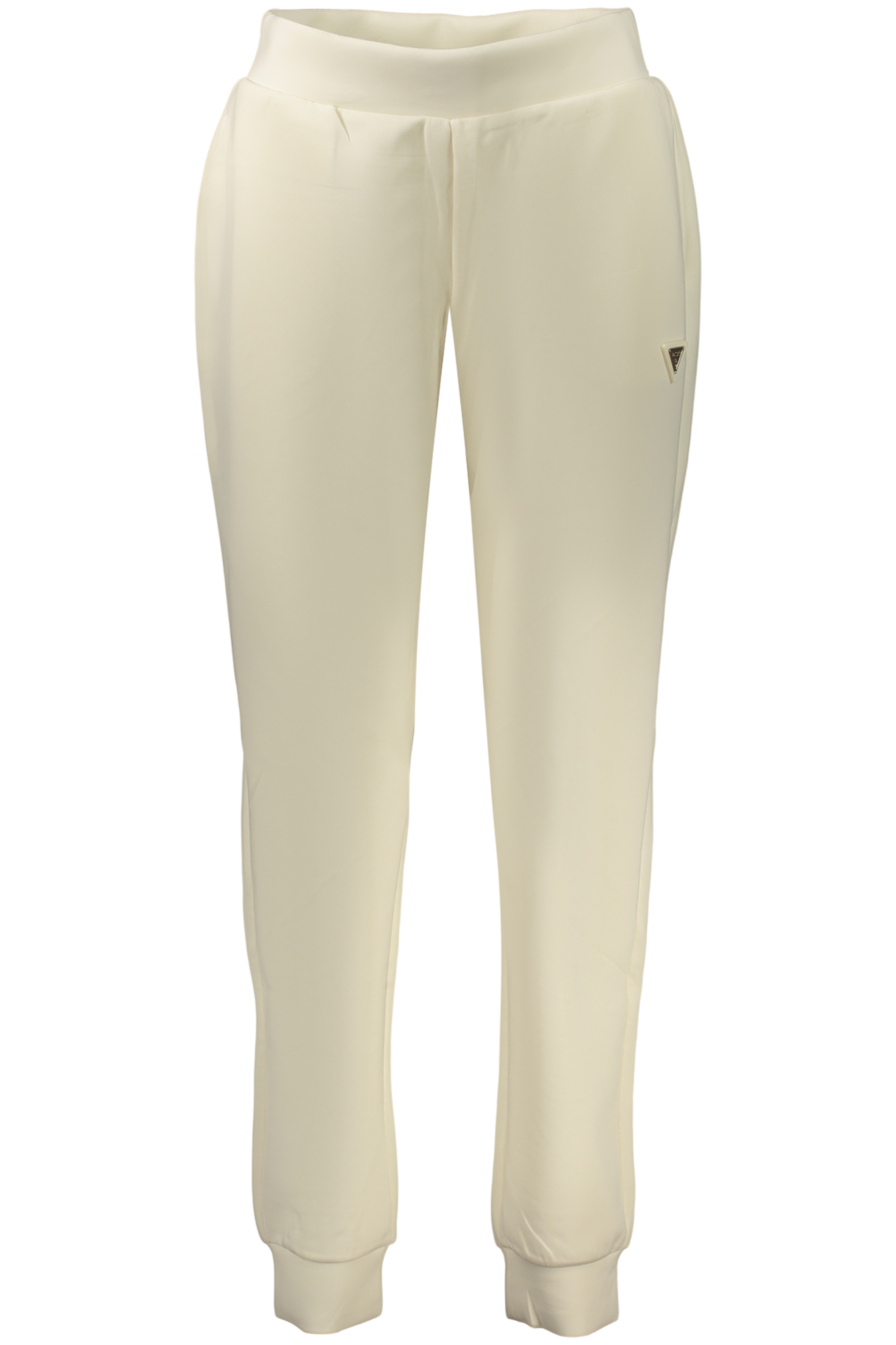 GUESS JEANS WOMEN'S WHITE TROUSERS GUESS JEANS
