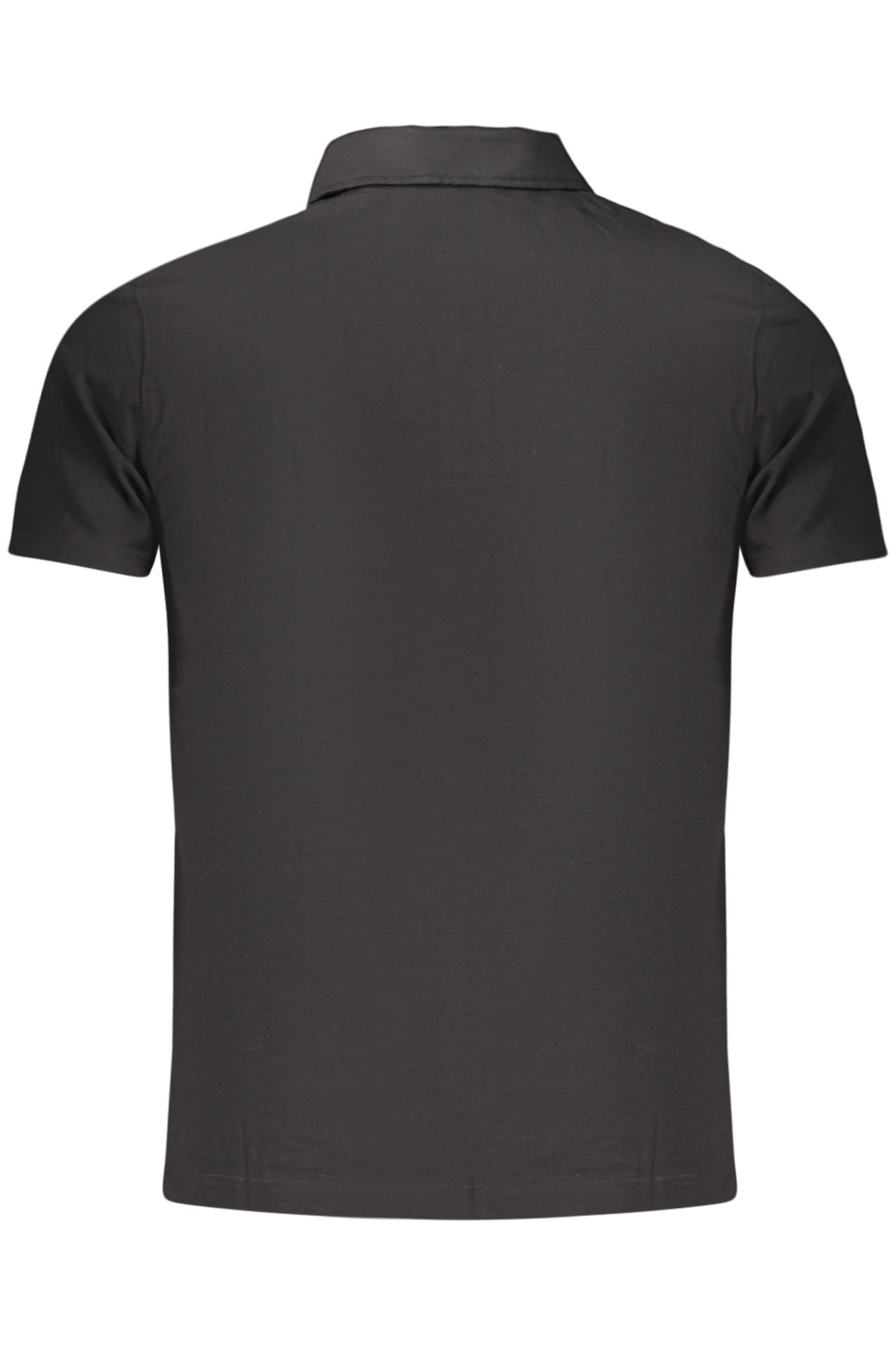 GUESS JEANS MEN'S SHORT-SLEEVE POLO SHIRT BLACK - Image 2