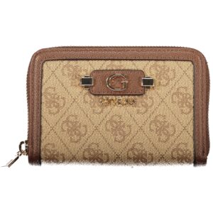GUESS JEANS WOMEN'S BEIGE WALLET GUESS JEANS