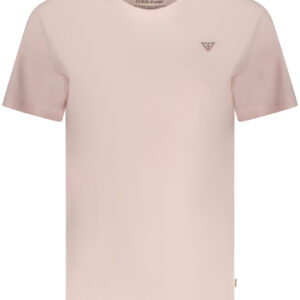 GUESS JEANS WOMEN'S SHORT SLEEVE T-SHIRT PINK GUESS JEANS