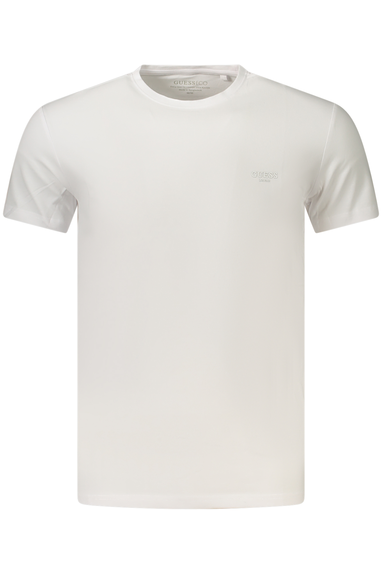 GUESS JEANS MEN'S SHORT-SLEEVED T-SHIRT WHITE GUESS JEANS