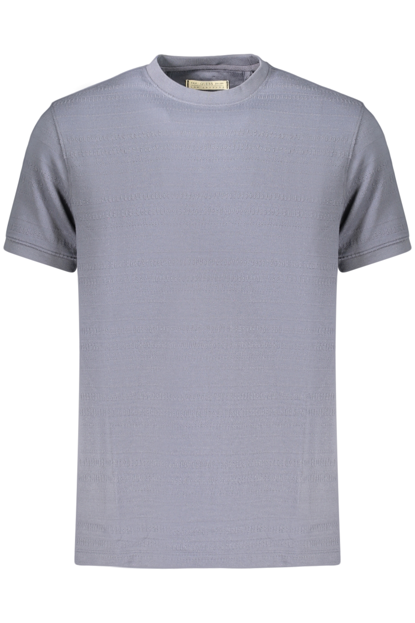 GUESS JEANS MEN'S SHORT-SLEEVED T-SHIRT BLUE GUESS JEANS
