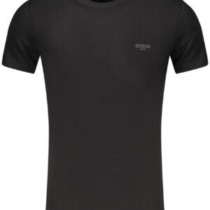 GUESS JEANS MEN'S SHORT-SLEEVED T-SHIRT BLACK GUESS JEANS