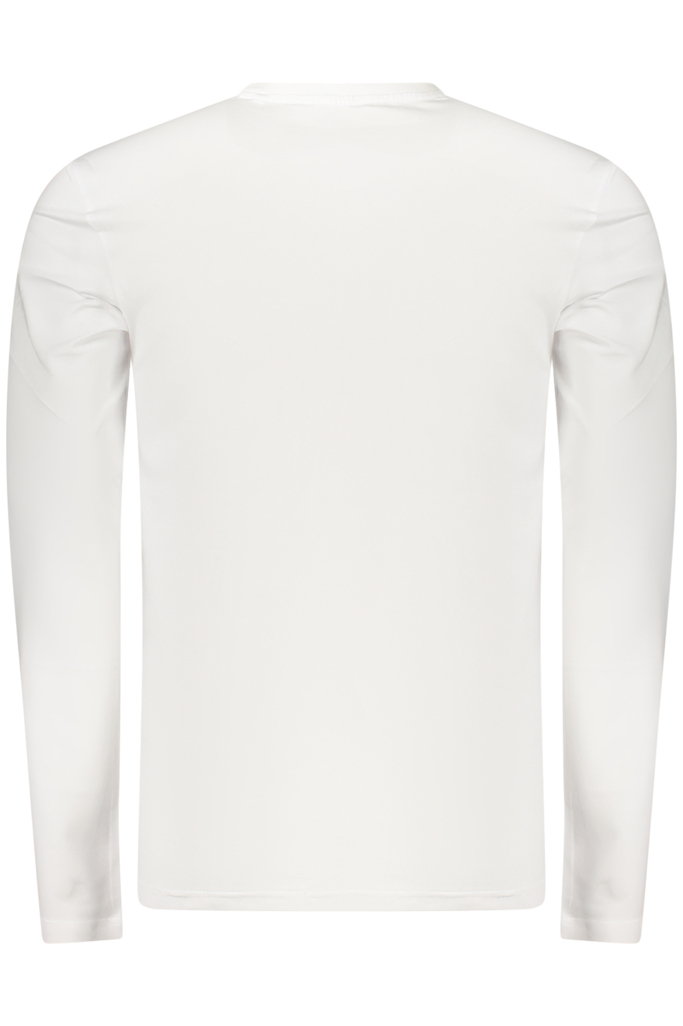 GUESS JEANS MEN'S LONG-SLEEVED T-SHIRT WHITE - Image 2
