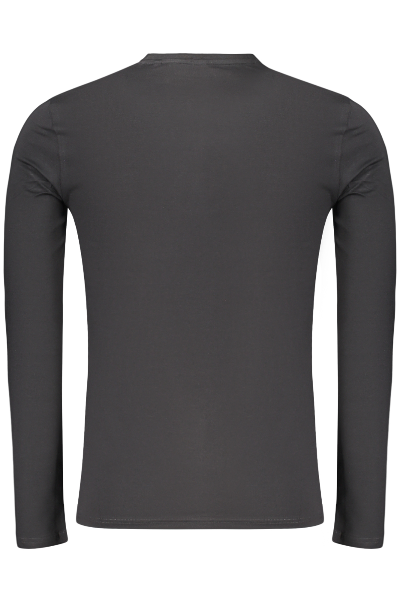 GUESS JEANS MEN'S LONG-SLEEVED T-SHIRT BLACK - Image 2