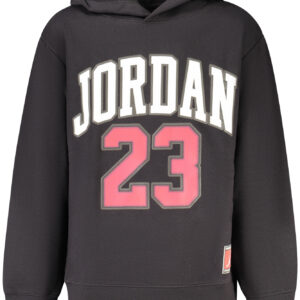JORDAN KIDS' BLACK ZIP-UP SWEATSHIRT JORDAN
