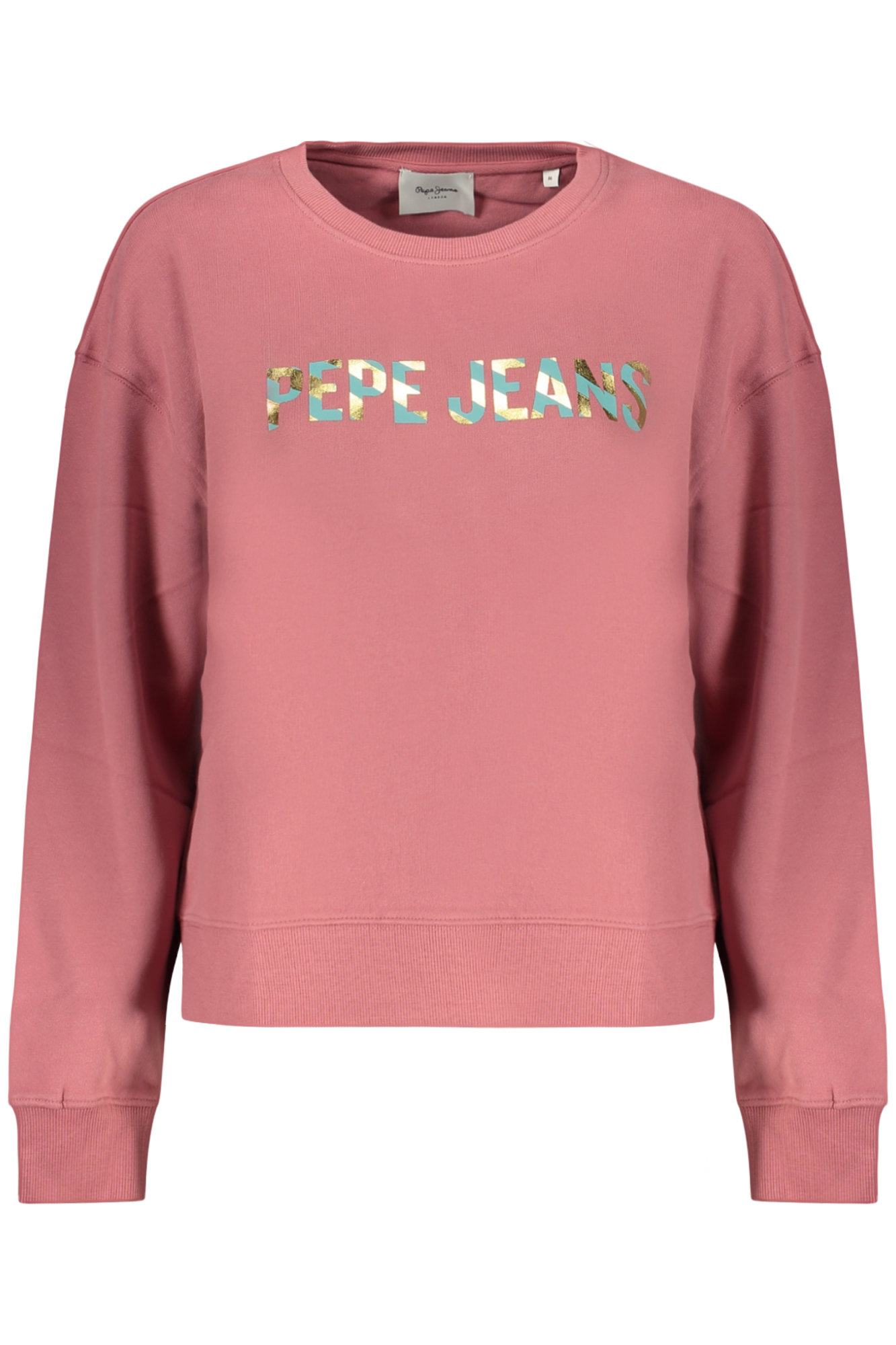 PEPE JEANS WOMEN'S PINK ZIP-UP SWEATSHIRT PEPE JEANS