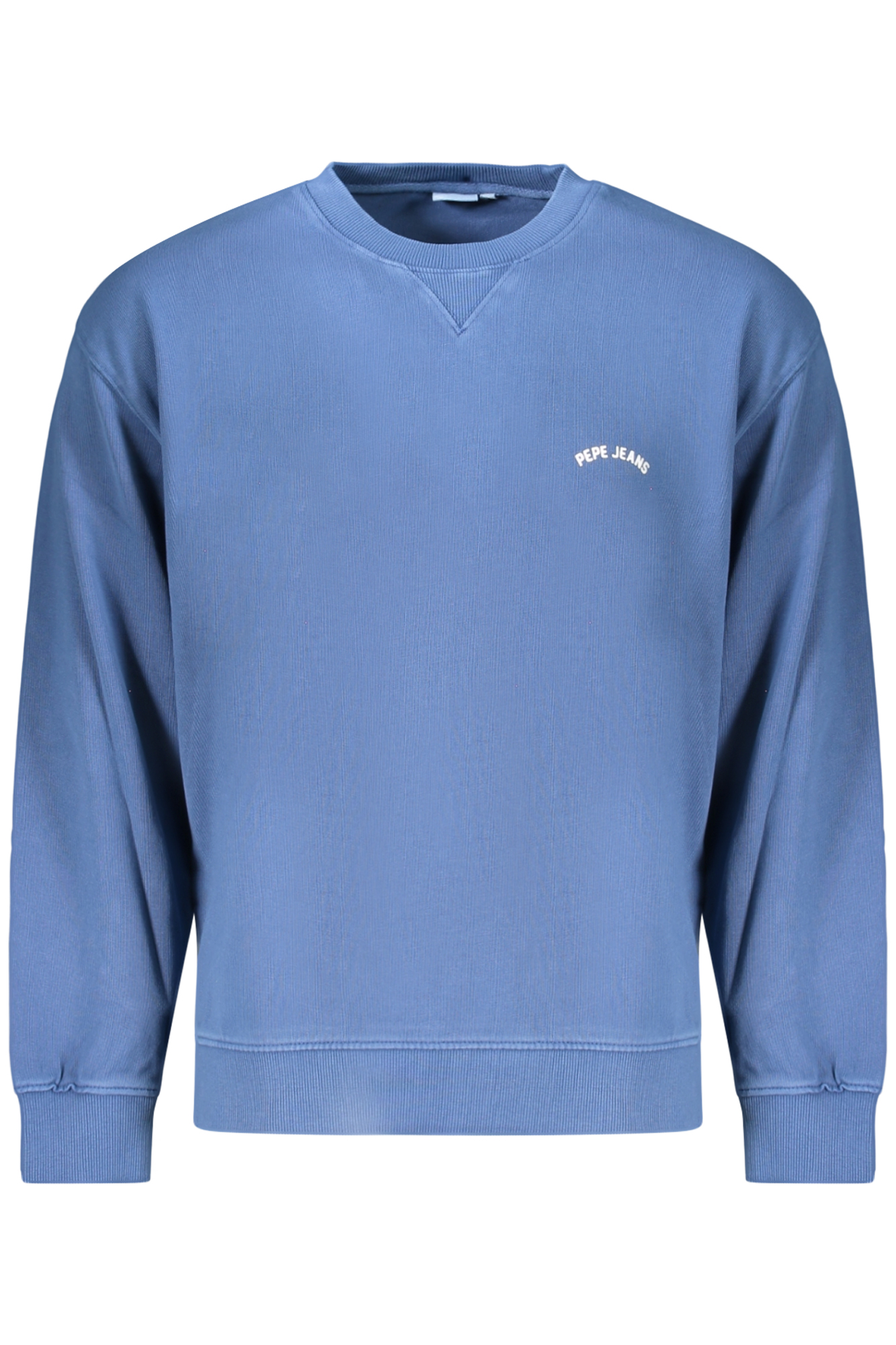 PEPE JEANS MEN'S BLUE ZIP-UP SWEATSHIRT PEPE JEANS