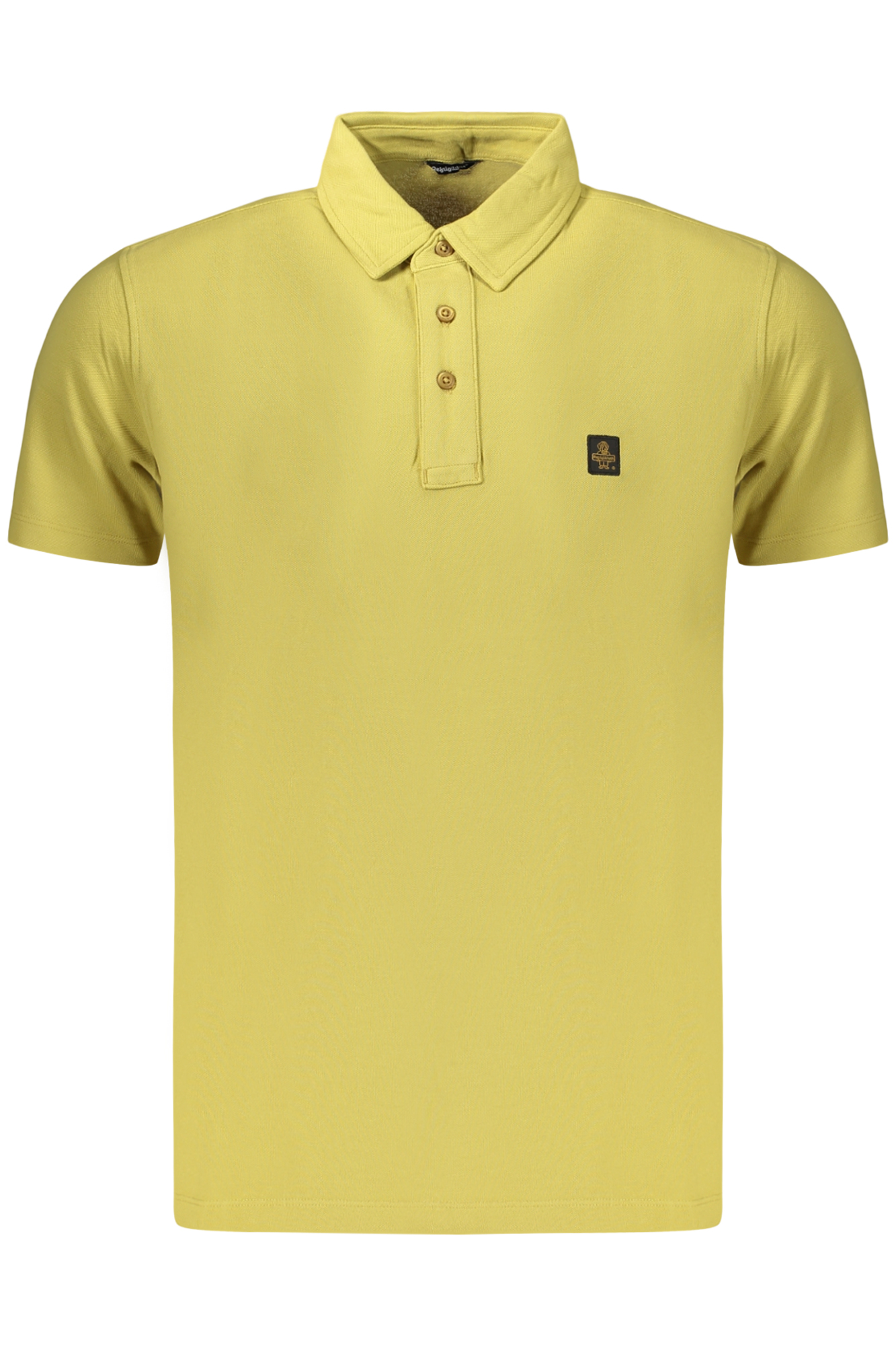 REFRIGIWEAR MEN'S SHORT-SLEEVE POLO SHIRT YELLOW REFRIGIWEAR