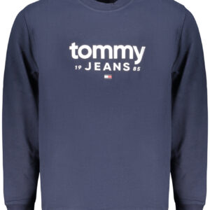 TOMMY HILFIGER MEN'S BLUE ZIP-UP SWEATSHIRT TOMMY HILFIGER