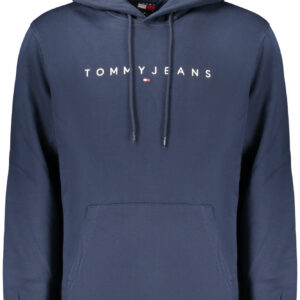 TOMMY HILFIGER MEN'S BLUE ZIP-UP SWEATSHIRT TOMMY HILFIGER