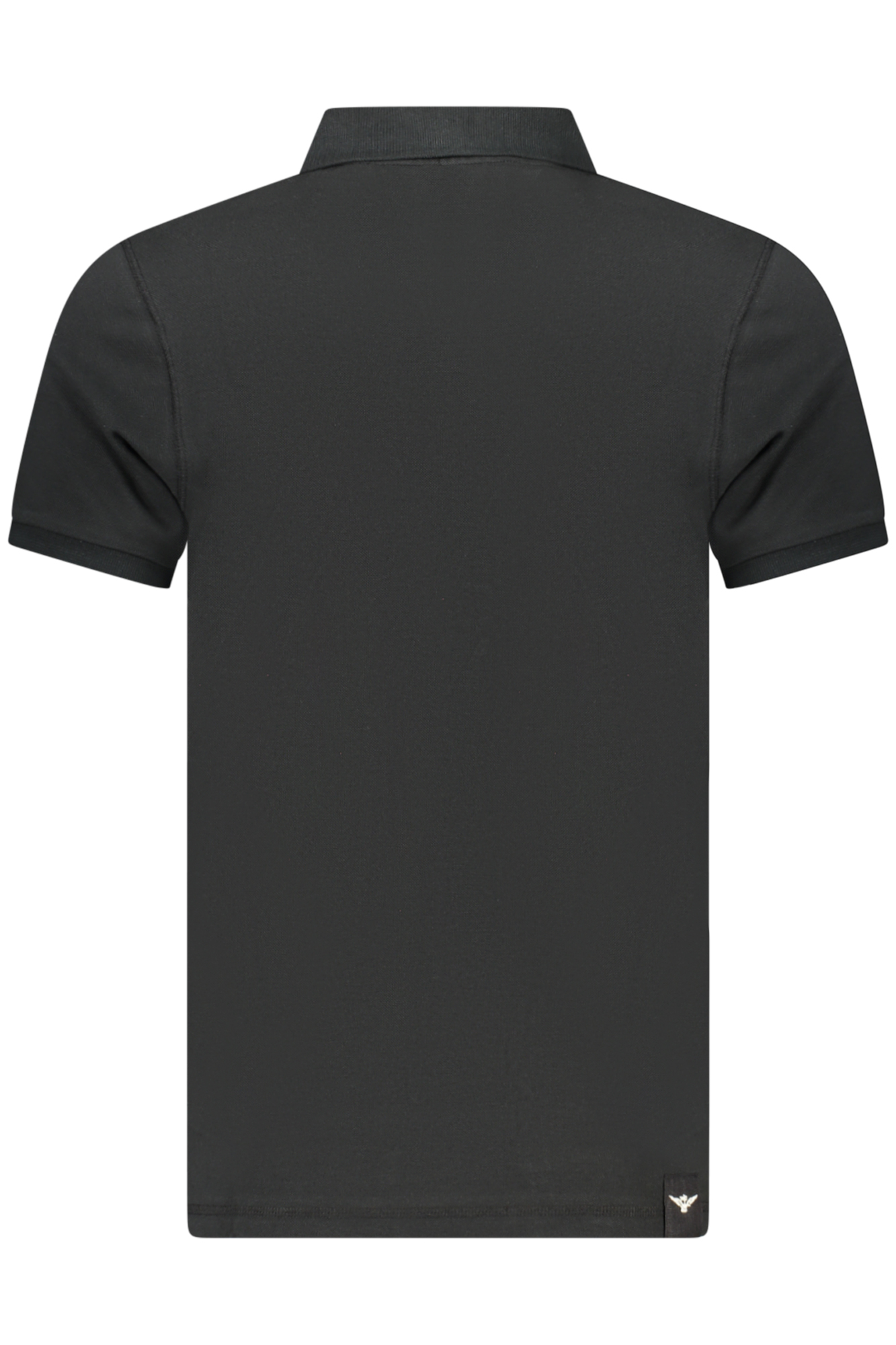 MILITARY ACADEMY MEN'S BLACK SHORT-SLEEVE POLO SHIRT - Image 2
