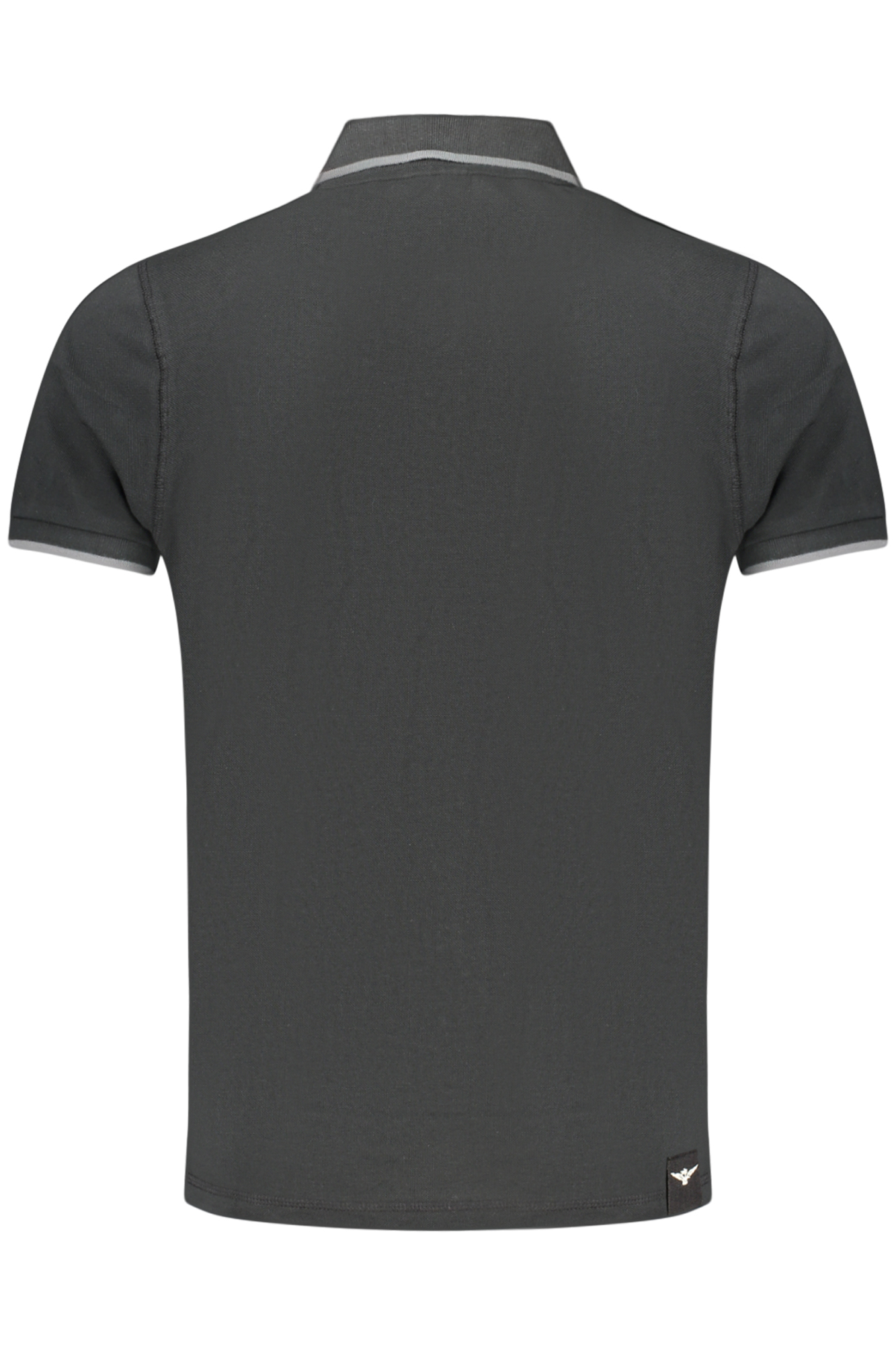MILITARY ACADEMY MEN'S BLACK SHORT-SLEEVE POLO SHIRT - Image 2