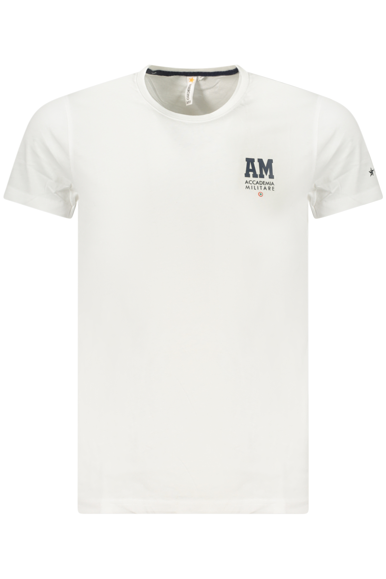 MILITARY ACADEMY MEN'S SHORT-SLEEVED T-SHIRT WHITE ACCADEMIA MILITARE