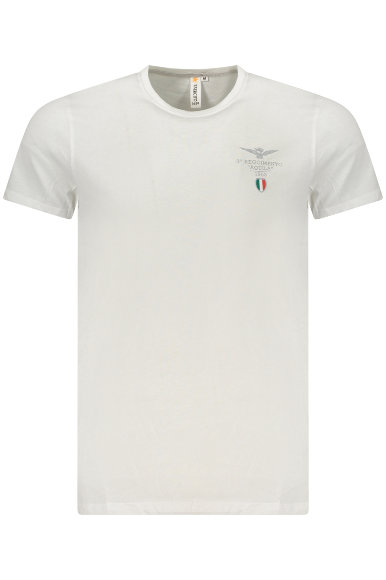 MILITARY ACADEMY MEN'S SHORT-SLEEVED T-SHIRT WHITE ACCADEMIA MILITARE