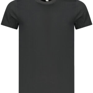 MILITARY ACADEMY MEN'S BLACK SHORT-SLEEVE T-SHIRT ACCADEMIA MILITARE