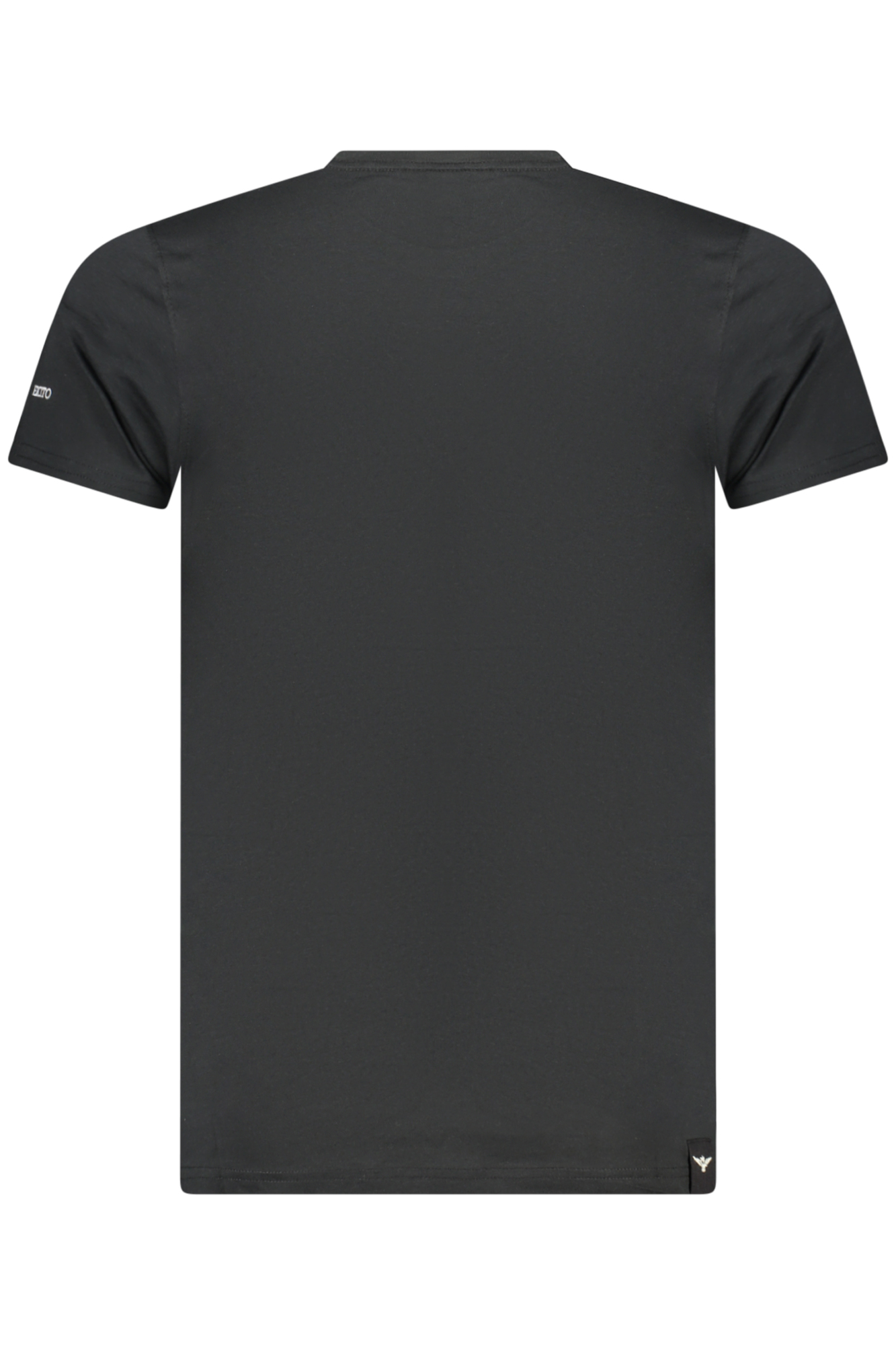 MILITARY ACADEMY MEN'S BLACK SHORT-SLEEVE T-SHIRT - Image 2