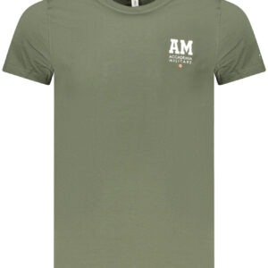 MILITARY ACADEMY MEN'S SHORT-SLEEVED T-SHIRT GREEN ACCADEMIA MILITARE