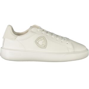 BLAUER MEN'S WHITE SPORTS SHOES BLAUER