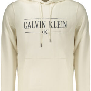 CALVIN KLEIN MEN'S ZIP-UP SWEATSHIRT WHITE CALVIN KLEIN