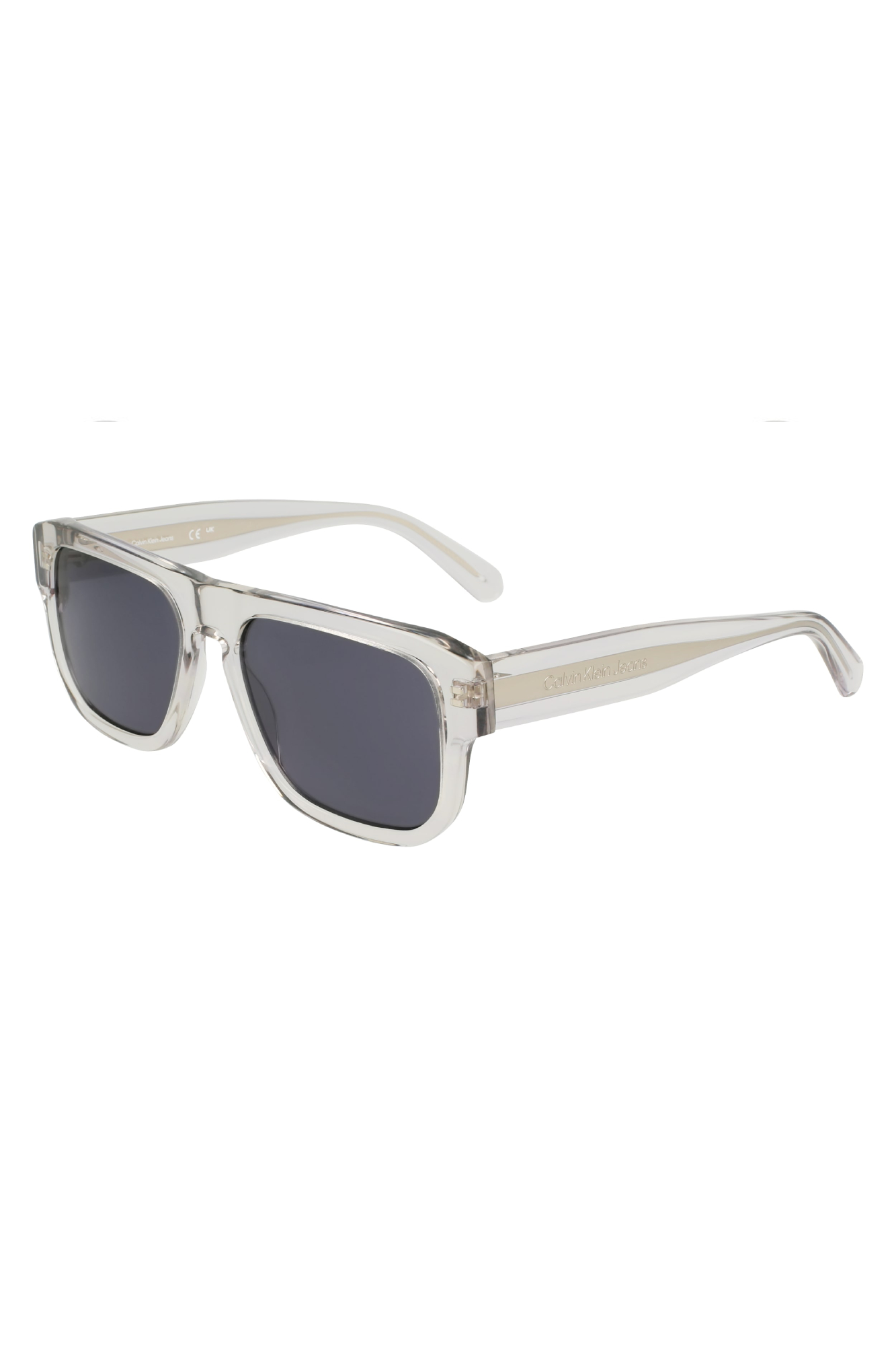 CALVIN KLEIN MEN'S TRANSPARENT SUNGLASSES - Image 2