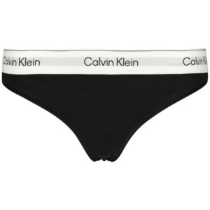 CALVIN KLEIN WOMEN'S BLACK THONG CALVIN KLEIN