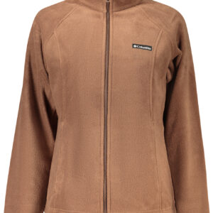 COLUMBIA WOMEN'S BROWN ZIP-UP SWEATSHIRT COLUMBIA