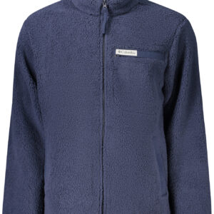 COLUMBIA MEN'S BLUE ZIP-UP SWEATSHIRT COLUMBIA
