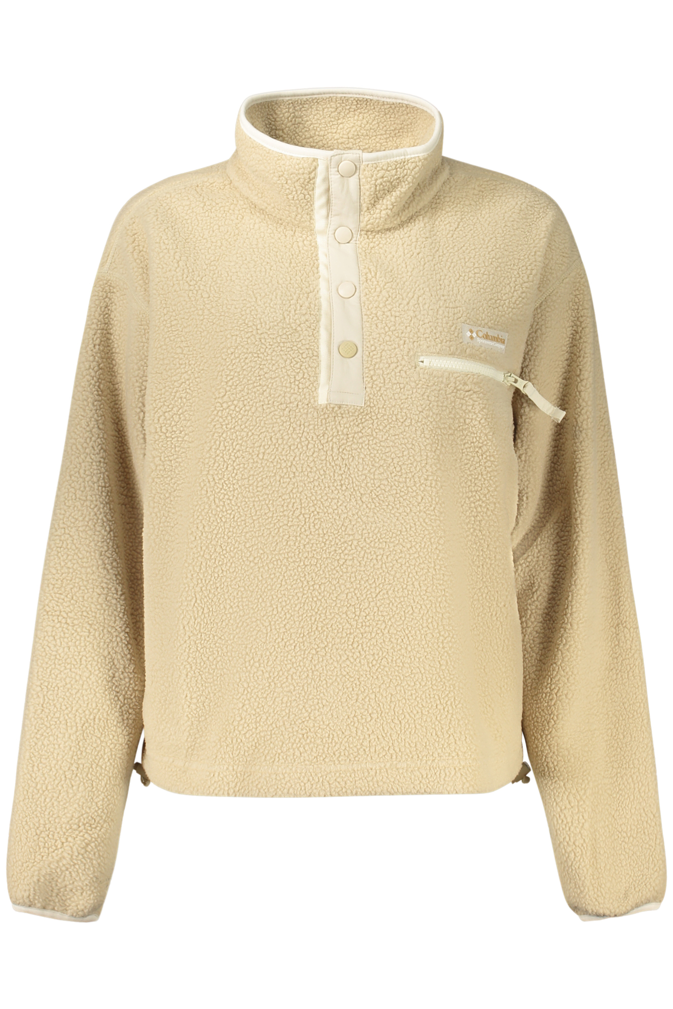 COLUMBIA WOMEN'S ZIP-UP SWEATSHIRT IN BEIGE COLUMBIA