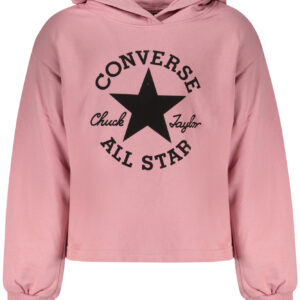 Converse Pink Zip-Up Hoodie for Girls CONVERSE