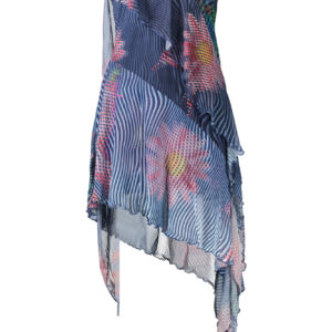 DESIGUAL SHORT DRESS FOR WOMEN IN BLUE DESIGUAL