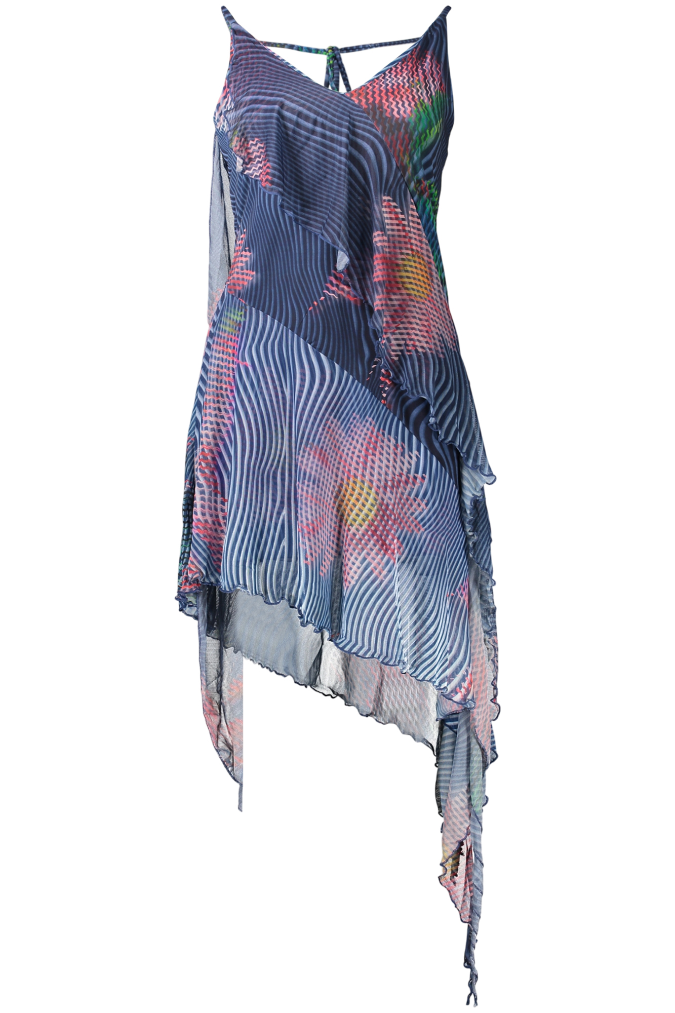 DESIGUAL SHORT DRESS FOR WOMEN IN BLUE DESIGUAL