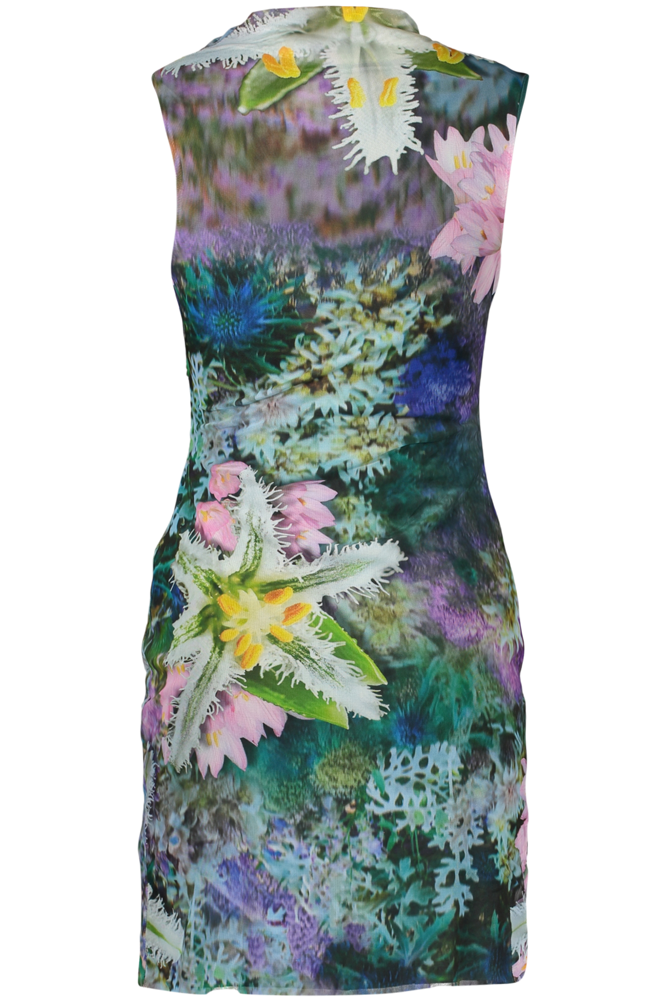 DESIGUAL SHORT DRESS FOR WOMEN IN GREEN - Image 2
