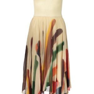 DESIGUAL WOMEN'S LONG DRESS IN BEIGE DESIGUAL