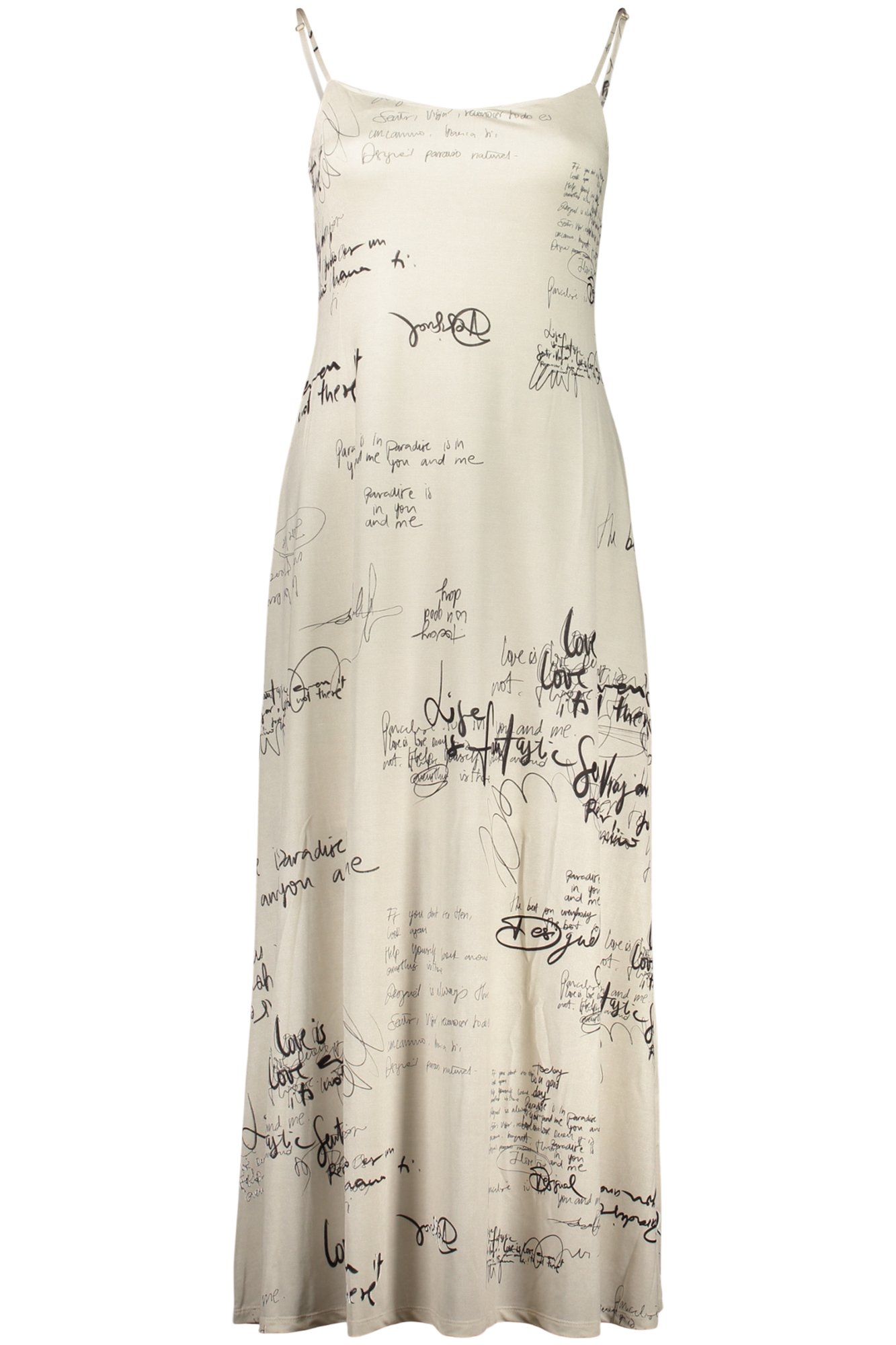 DESIGUAL WOMEN'S LONG DRESS WHITE DESIGUAL