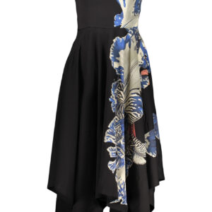 DESIGUAL WOMEN'S LONG BLACK DRESS DESIGUAL