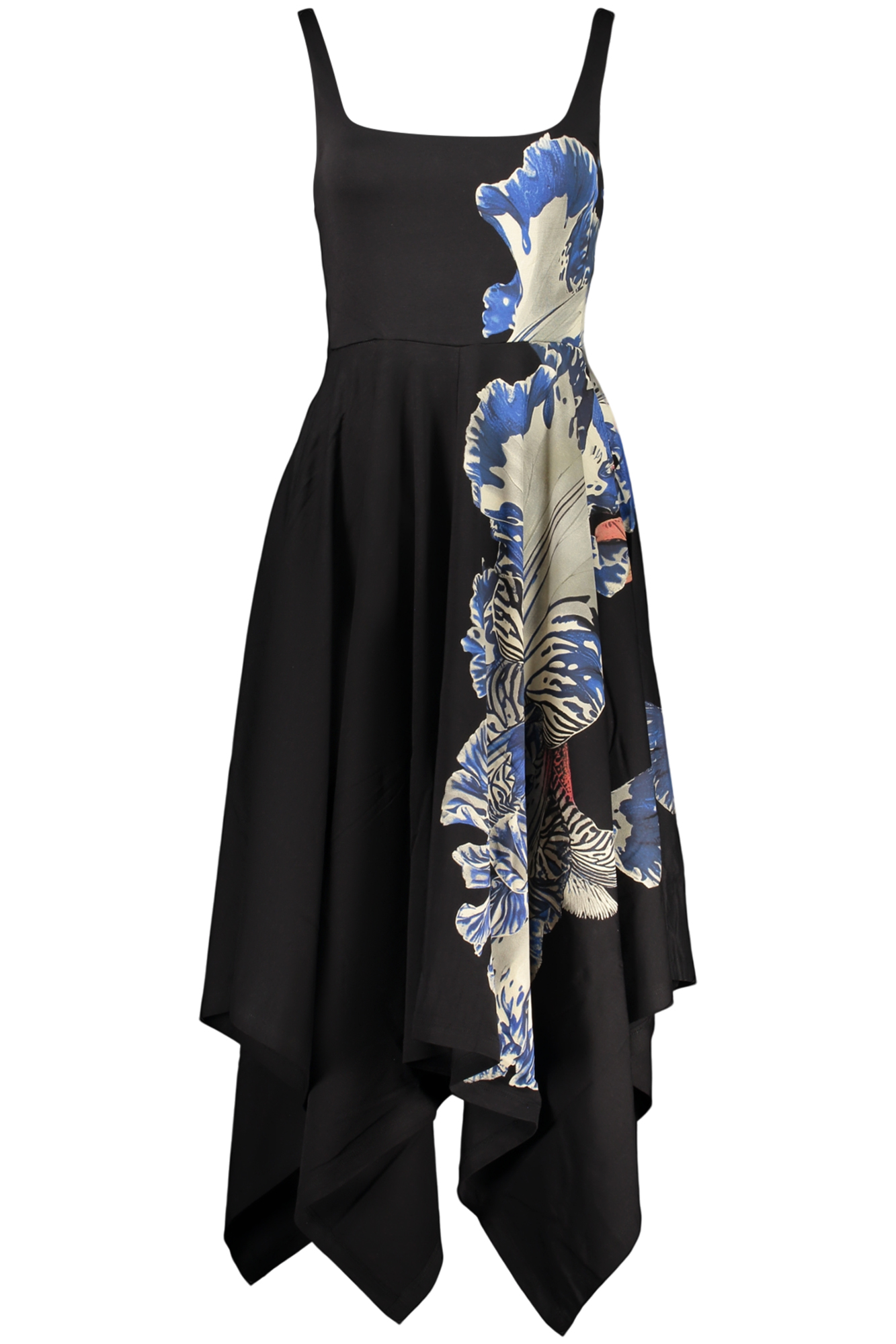 DESIGUAL WOMEN'S LONG BLACK DRESS DESIGUAL