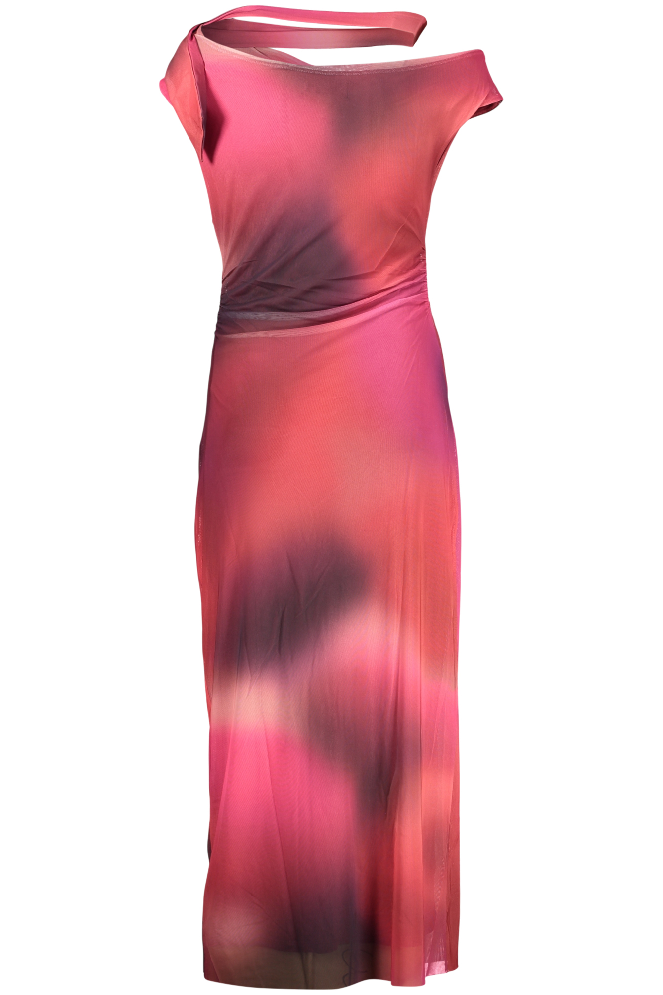 DESIGUAL WOMEN'S LONG PURPLE DRESS - Image 2