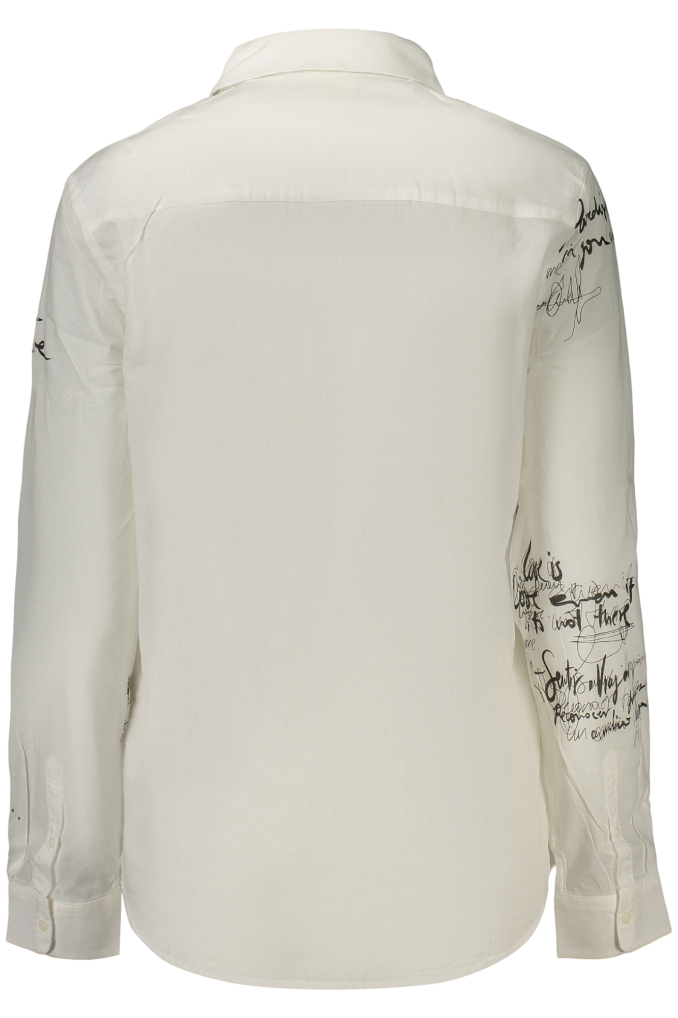 DESIGUAL WOMEN'S LONG-SLEEVED SHIRT WHITE - Image 2