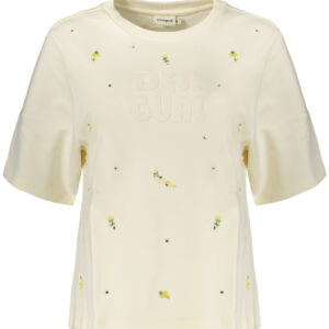 DESIGUAL WOMEN'S WHITE ZIP-UP SWEATSHIRT DESIGUAL
