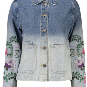 DESIGUAL WOMEN'S BLUE DENIM JACKET DESIGUAL