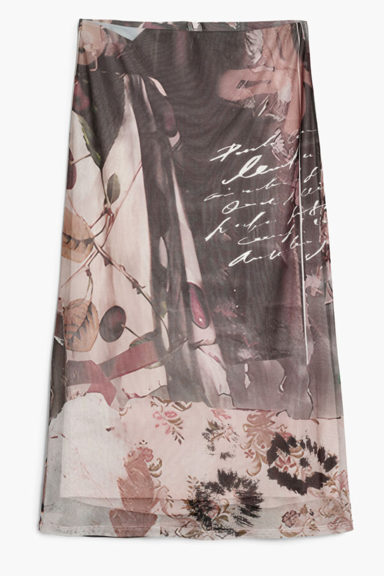 DESIGUAL WOMEN'S BEIGE LONGUETTE SKIRT - Image 3