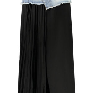DESIGUAL WOMEN'S LONG SKIRT BLACK DESIGUAL
