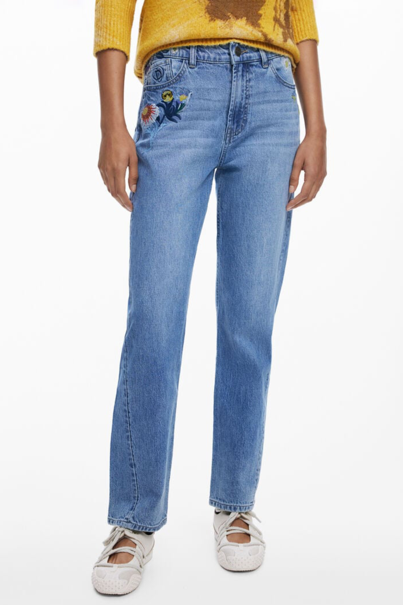 DESIGUAL WOMEN'S DENIM JEANS