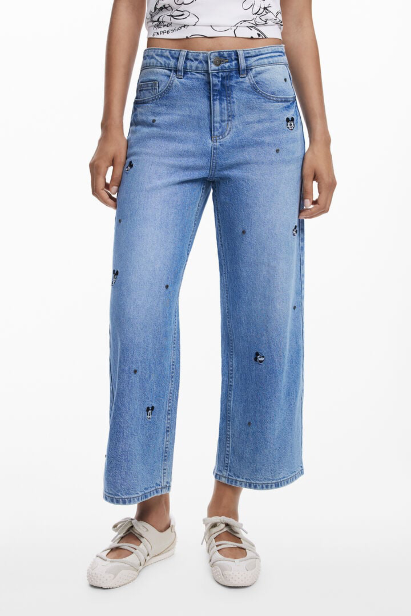 DESIGUAL WOMEN'S DENIM JEANS